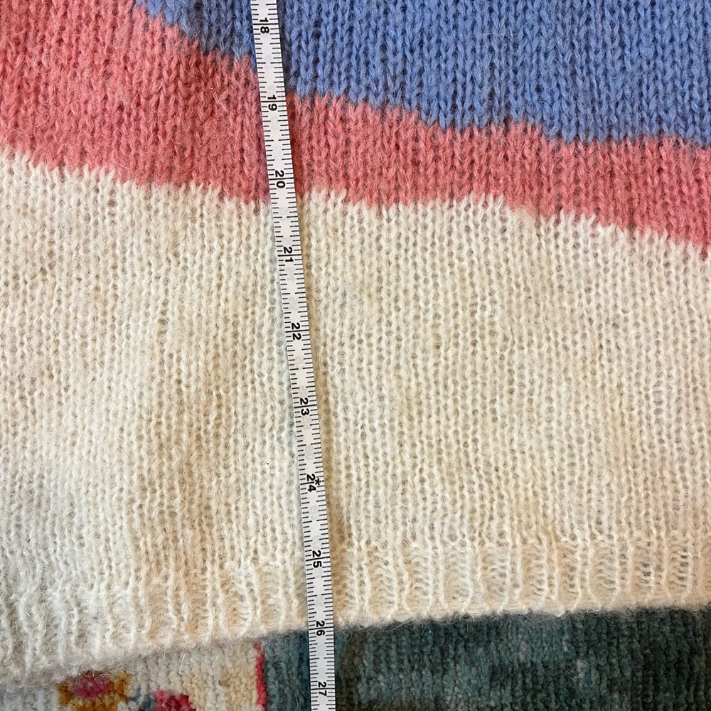 Sezane Winnie Jumper (Blue/Pink/White) - Picture 8 of 9